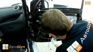 Шумоизоляция дверей Datsun On Do в уровне Премиум. АвтоШум.