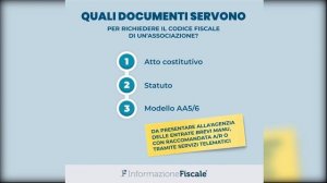 Come e quando richiedere il codice fiscale per un'associazione?