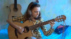 (Zaz) Je veux - Alina Vlasova fingerstyle guitar cover