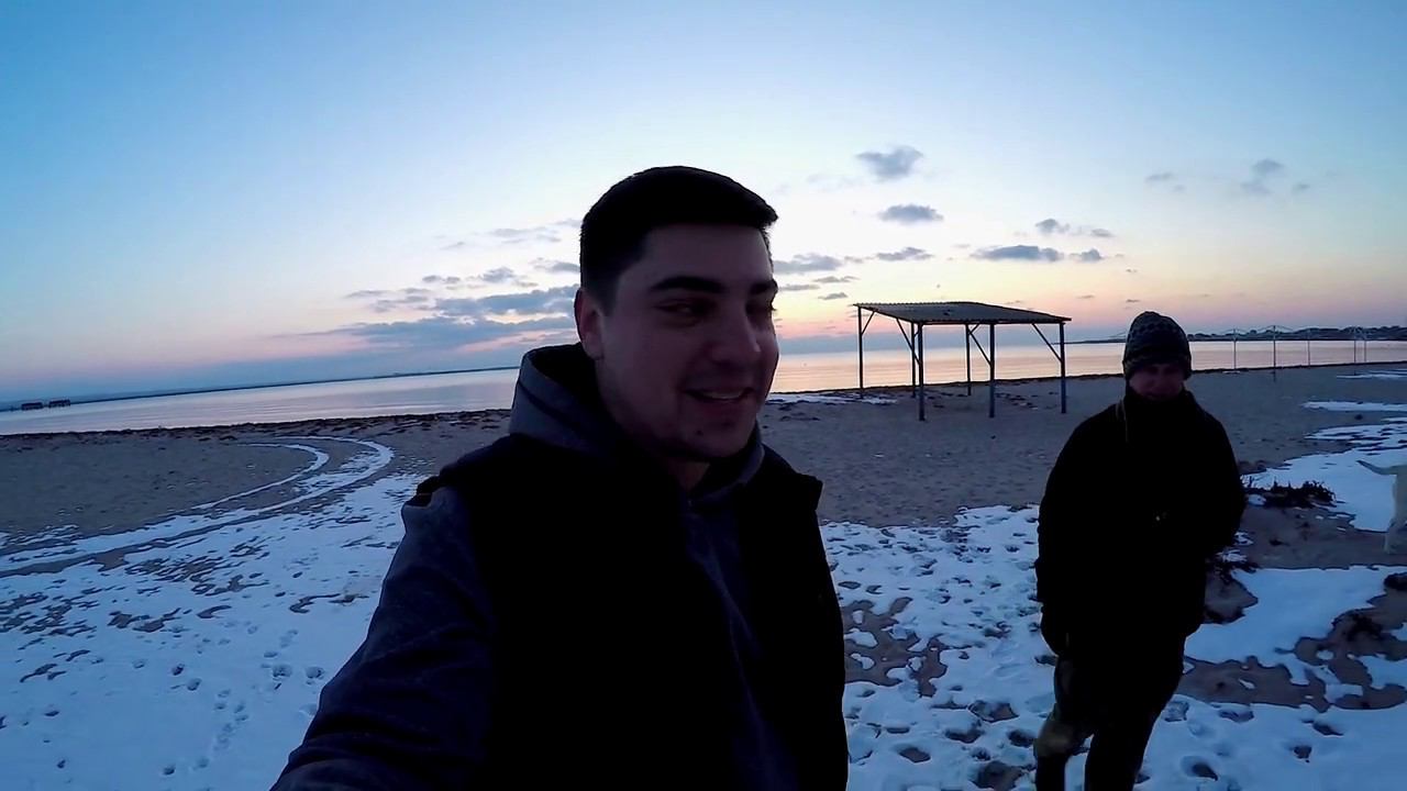 Межводное.Черноморский район. Встретили закат и не только!