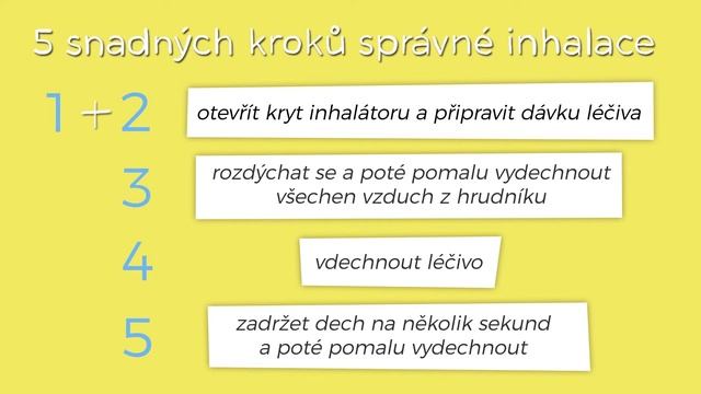Pětikrokový systém správné inhalační techniky – Diskus смотреть онлайн