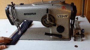 #Швейная Минерва/Minerva 335-111 класс. Зиг-заг до 10 мм. #Sewing machine zig-zag.