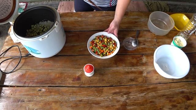 рис с мексиканской смесью в мультиварке или как похудеть за 10 дней.