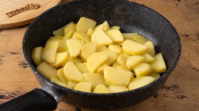 Жареная картошка с луком
