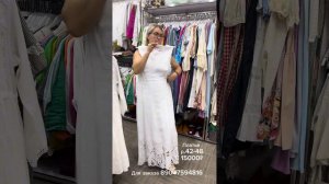Обзор белых платьев из льна и хлопка