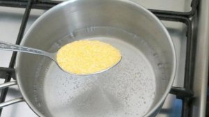 Кукурузная каша на воде