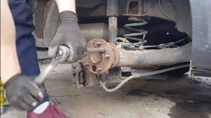 замена задней ступицы Toyota Corolla e150 в сборе