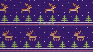 Christmas Knit Background • Loop HD Screensaver 🔇