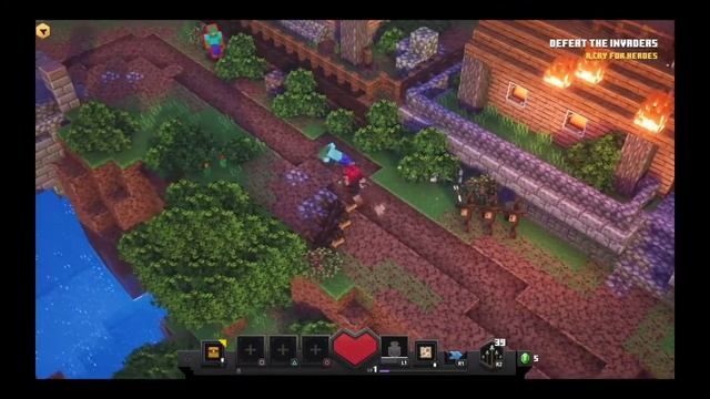 Minecraft Dungeons Hero Edition PS4 Unboxing & Gameplay смотреть онлайн