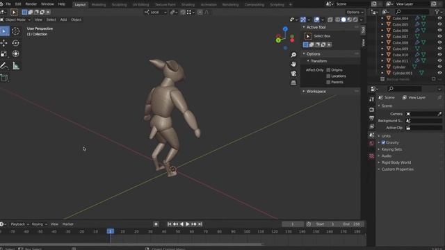 Создание Low Poly персонажа в стиле PS1 в Blender 2.9 смотреть онлайн