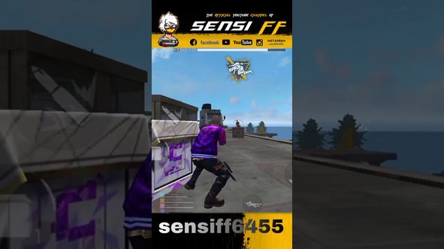 #short #freefire🔥Sensi ff op headshot 😈 Attitude status video👾Sensi ff ||S006 ff👽 #Sensi