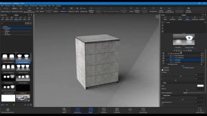 Создание комода в Базис Мебельщик и его визуализация в KeyShot