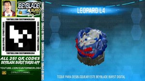 ALL 251 QR CODES BEYBLADE BURST TURBO APP IN 4K!