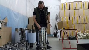 Печь для мобильной бани Мобиба КЦ-1