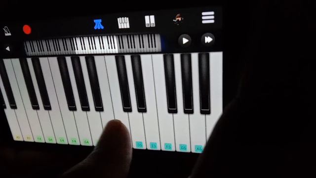 #AR Rahman/Uyirae/Poongatrilae song/in mobile piano смотреть онлайн