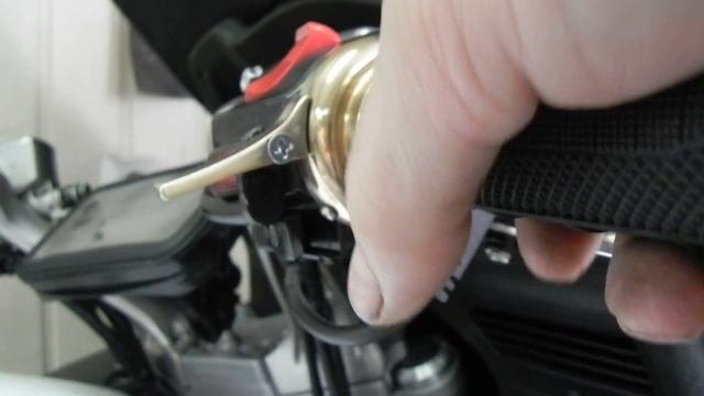 Фиксация ручки газа модернизированная конструкция