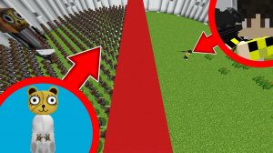 1000 МУЛЬТЯШНЫХ ДЕВОЧЕК ЙОЙО против НАЙСИКА БРО в майнкрафт ! Битва CARTOON GIRL YOYO MINECRAFT