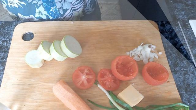 Помидоры фаршированные мясом и рисом. НА ПАРУ без пароварки