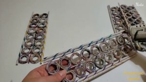 Не выбрасывайте старые газеты. Идея поделки из газетных трубочек.  Ваза. Vase. Newspaper craft. DIY