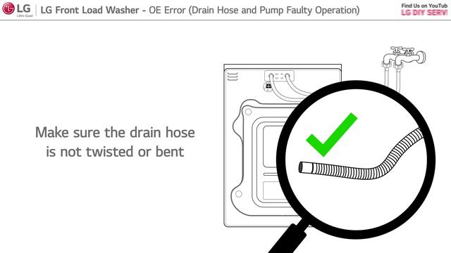 [LG Front Load Washer] - OE Error - Drain Hose and Pump Faulty Operation смотреть онлайн