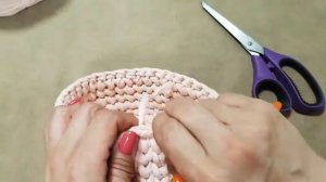 МК Пасхальная корзина из трикотажной пряжи