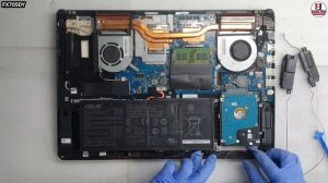 How To Replace Speakers ? ASUS TUF Gaming FX705DY / Disassembly And Assembly