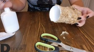 DIY / Вазы своими руками Просто и стильно Ваза из гипса / DIY vases Simple and stylish Plaster vase