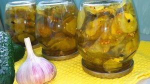 НА ЗИМУ - ХРУСТЯЩАЯ, ОБАЛДЕННАЯ ЗАКУСКА ИЗ ОГУРЦОВ! Разлетается за минуту