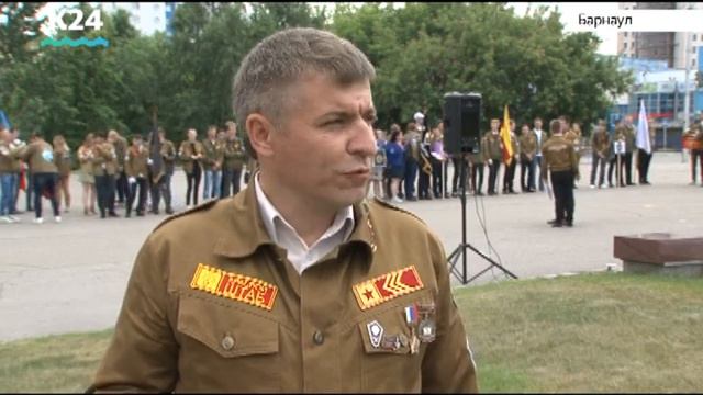 Виктор Томенко принял участие открытии памятного знака в честь 50-летия студенческого отряда «Алтай смотреть онлайн