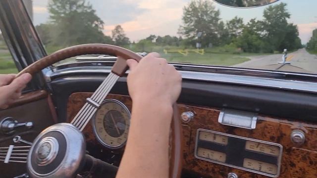 Driving the 1937 Packard 115-C to shake out the Carb rebuild. смотреть онлайн