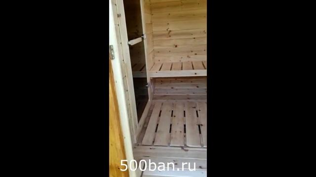 Обзор! Баня Квадро 4 м от 500ban.ru смотреть онлайн