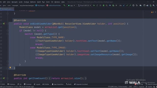 ANDROID - RECYCLERVIEW DIFFERENT VIEWTYPES TUTORIAL IN JAVA смотреть онлайн