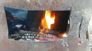 Обжиг меди. Пиролизный газ.Next.Roasting copper. Pyrolysis gas.