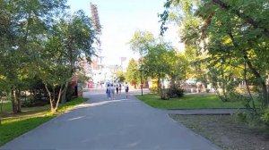 НОВОСИБИРСК 4К / ПРОГУЛКА ПЕШКОМ ПО ЦЕНТРАЛЬНОМУ ПАРКУ/СЕНТЯБРЬ 2021