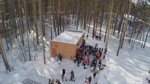 Масленица у клиники Мешалкина, сьёмки с квадрокоптера Phantom FC40