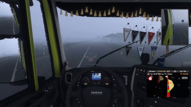 Euro Truck Simulator2 рейс в г.Ловийса