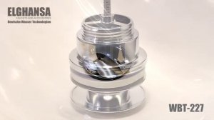 Универсальный донный клапан из латуни ELGHANSA арт.WBT-227 с механизмом Click-Clack, хром
