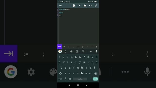 Пишем первую программу на языке програмирования Pascal