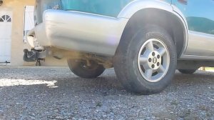 1995 Chevy Blazer 4.3 V6 Exhaust - Walker Sound FX Muffler VS Stock muffler.