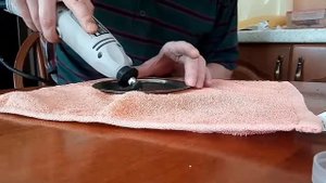 Полировка серебра пастой ГОИ.