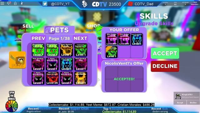 ⚔️GOLD ISLAND!⚡Ninja Legends FREE PET GIVEAWAY [LEVEL 200] | ROBLOX LIVE ? смотреть онлайн