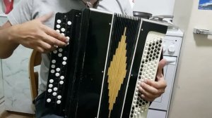 Второй урок для желающих научиться играть на баяне #ДомаВместе