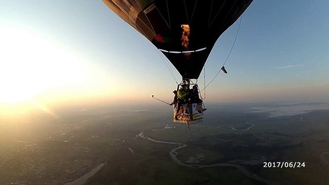 Прыжок с парашютом из корзины воздушного шара "Ussuri-Sky" смотреть онлайн