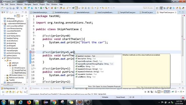 TestNG tutorial Series | Tamil | PART-3 | How to skip a test case | Ignore a test case