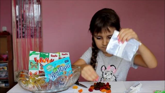 Челлендж жевательный мармелад Червячки Бумба БонПари смотреть онлайн