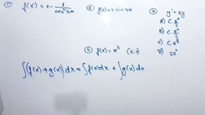 104-Dars. 2.17.1 Boshlang'ich funksiya va integral