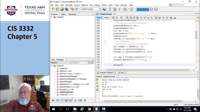 CIS3332 Chapter5 Part3 смотреть онлайн