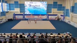 Выступление по художественной гимнастике в дворце спорта Татьяна-Арена Заняли первое место ????