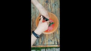 ШАШЛЫК средиземноморский с томатом и БАЗИЛИКОМ