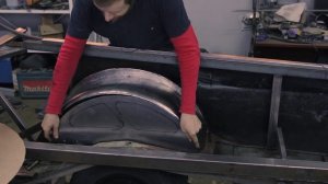 Сделали крылья с нуля на волгу пикап